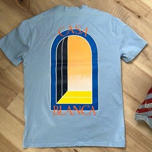 Casa Blanca t shirt medium blue